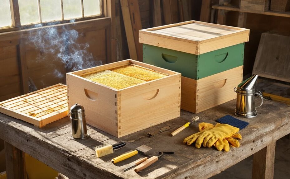 all in one beekeeping box kits