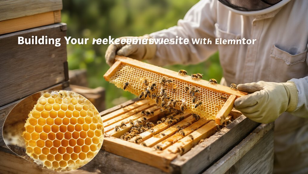 beekeeping elementor site build