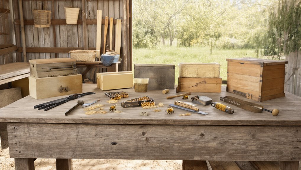 hand forged 1 4 inch hive tool