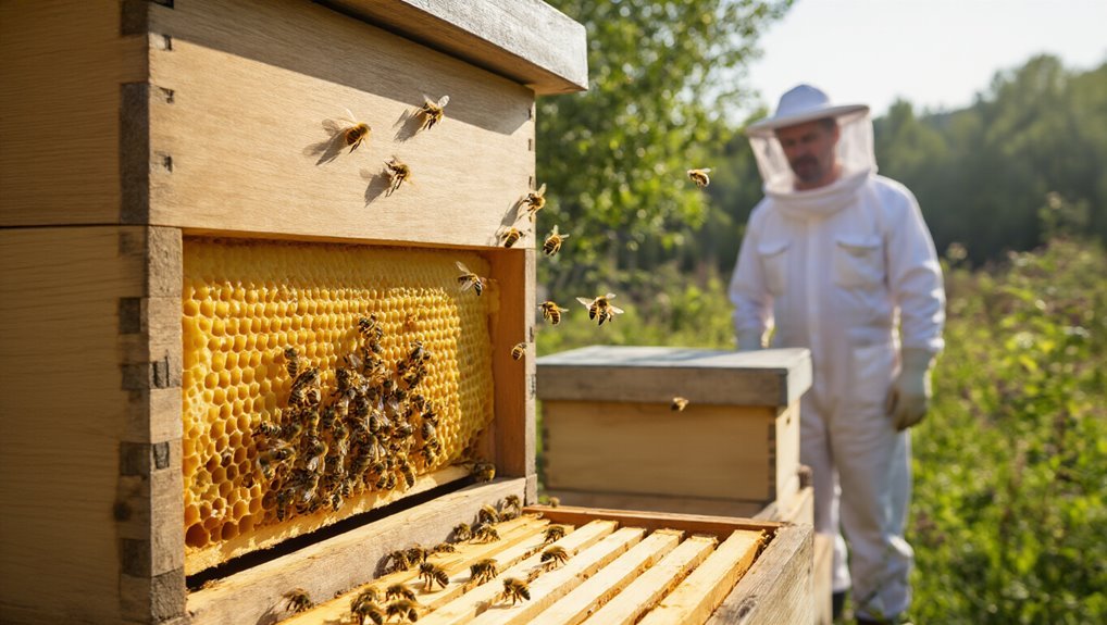 saplings grow bee nests