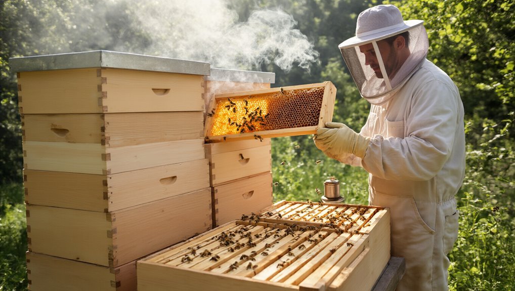 weight conscious modular hive handling